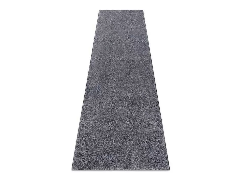 Online Vloerbedekking Santa Fe Grijskleuring 97, Glad, Uniform, Enkele Kleur 100X450 Cm Gangtapijt