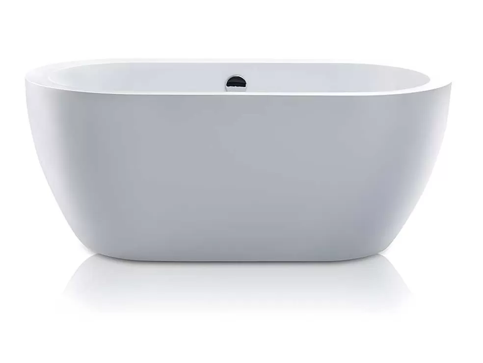 Discount Vrijstaande Badkuip - 178 L - 150 X 75 X 58 Cm - Wit - Adrina Vrijstaand Bad