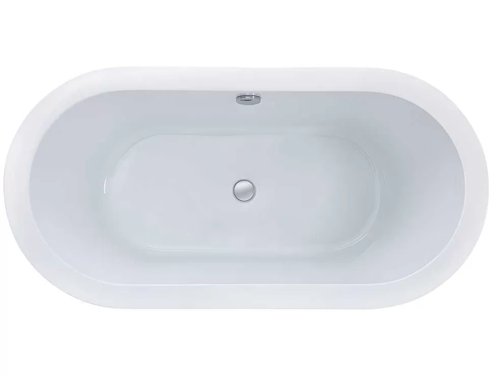 Discount Vrijstaande Badkuip - 178 L - 150 X 75 X 58 Cm - Wit - Adrina Vrijstaand Bad