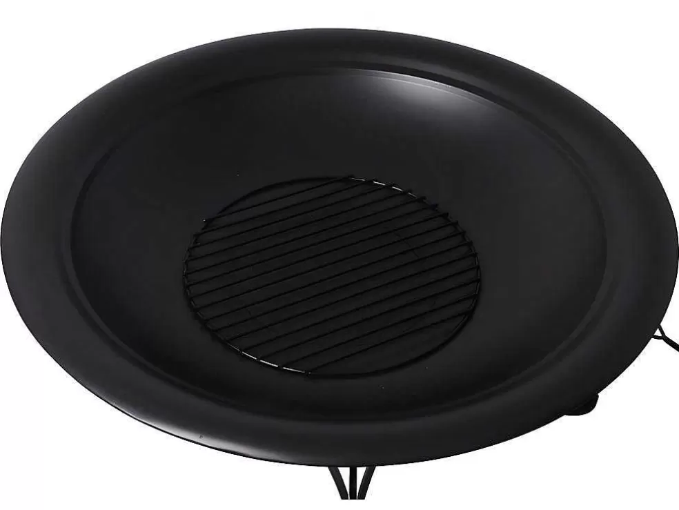 Hot Vuurkorf Van Staal Mizar - D75 X H55 Cm - Zwart Buitenkeuken