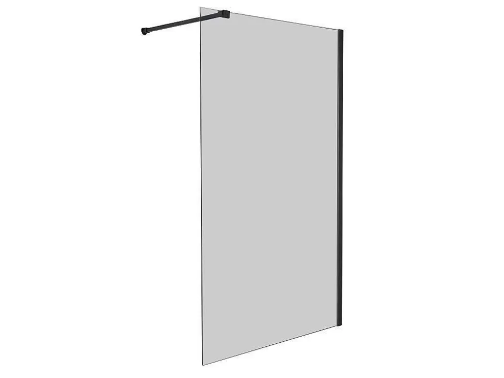 Cheap Wand Voor Inloopdouche Malika - 140 X 200 Cm - Grijs Glas Douchewand