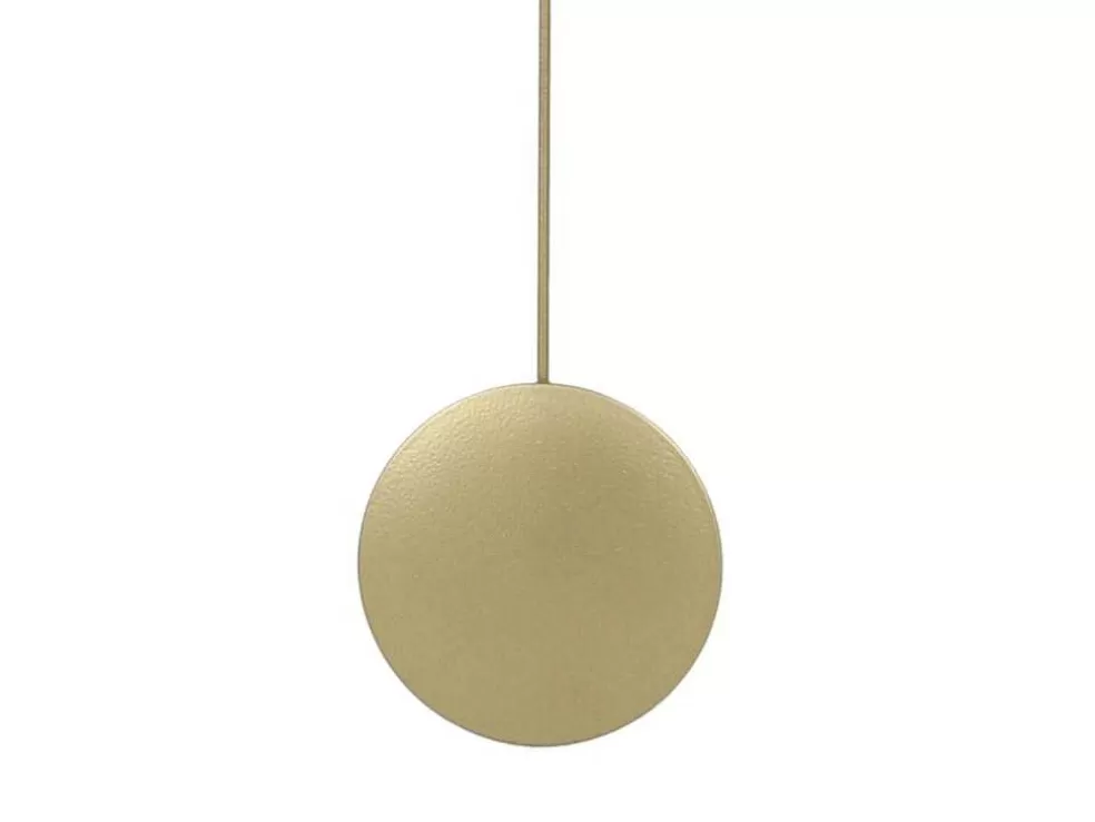 Cheap Wandklok Van Metaal - L31X H60 Cm - Zwart En Goudkleurig - Fastina Wandklok