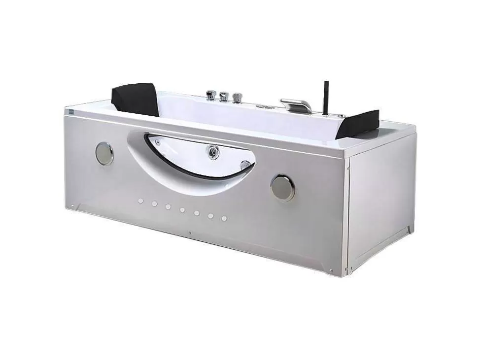New Wit Hydromassagebad Chromotherapie 180 X 90 Cm 16 Jets Eden Massagebad