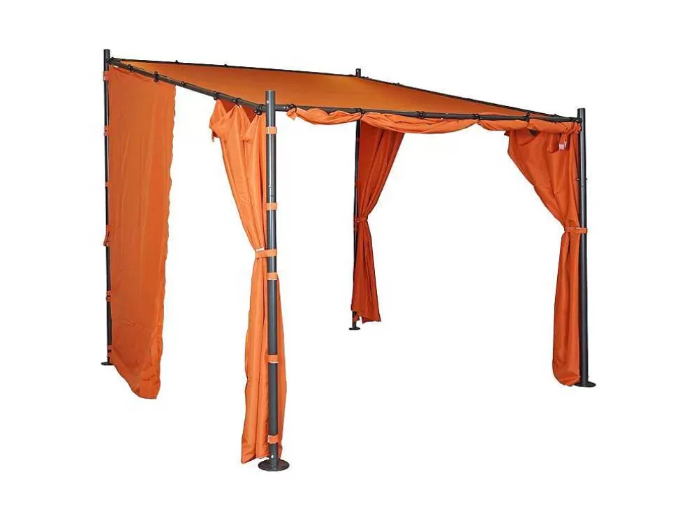 Cheap Zijwand Pergola Mcw-A22 Set Van 4, Terracotta Prieel, Pergola, Gazebo En Kiosk