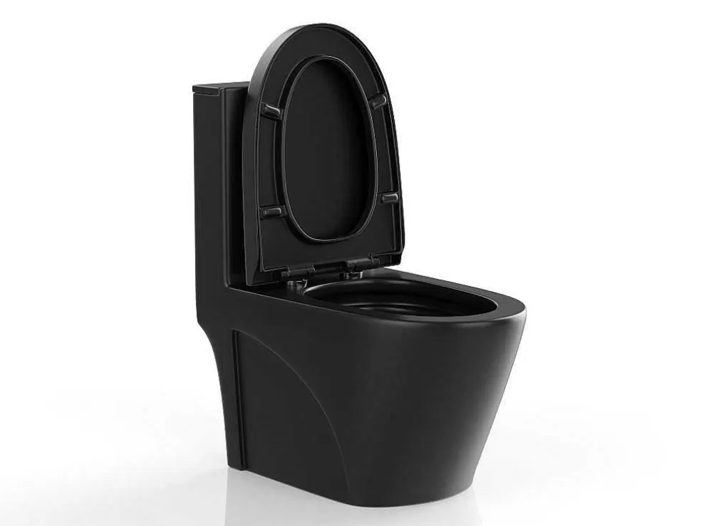 Cheap Zwarte Matte Wc Om Te Plaatsen Van Keramiek - Nagilam Staand Toilet